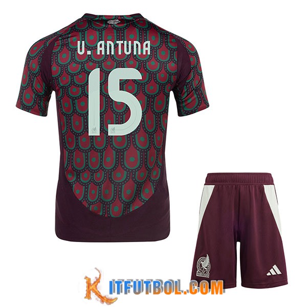Camiseta Equipo Nacional México (U.ANTUNA #15) 2024/2025 Primera
