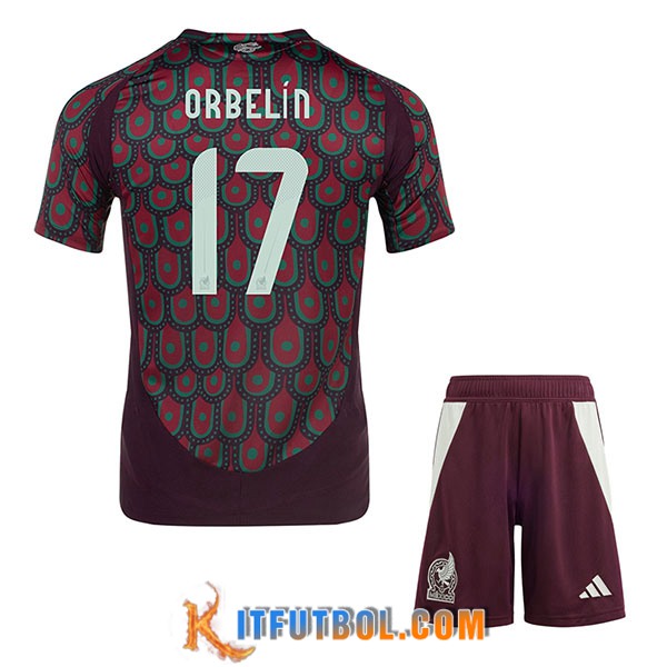 Camiseta Equipo Nacional México (ORBELIN #17) 2024/2025 Primera