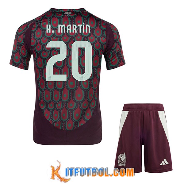 Camiseta Equipo Nacional México (H.MARTIN #20) 2024/2025 Primera