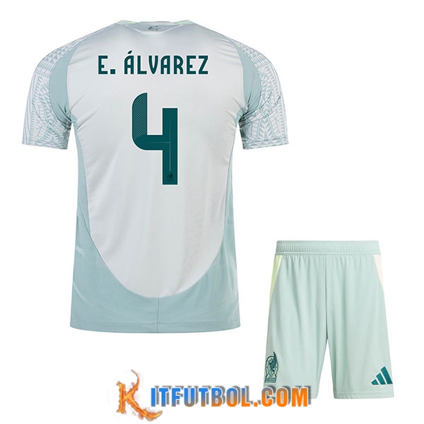 Camiseta Equipo Nacional México (E.ALVAREZ #4) 2024/2025 Segunda