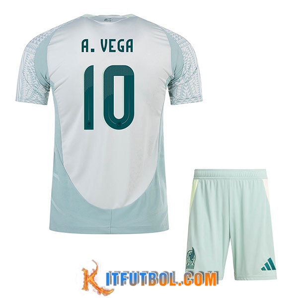 Camiseta Equipo Nacional México (A.VEGA #10) 2024/2025 Segunda