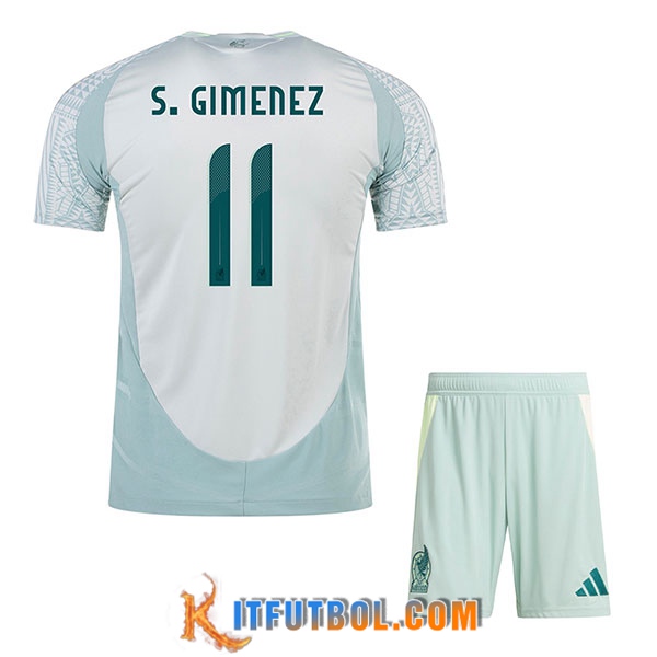 Camiseta Equipo Nacional México (S.GIMENEZ #11) 2024/2025 Segunda