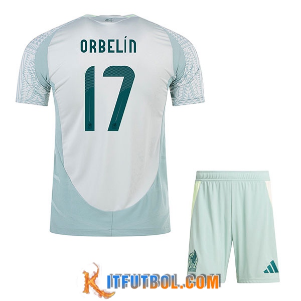 Camiseta Equipo Nacional México (ORBELIN #17) 2024/2025 Segunda