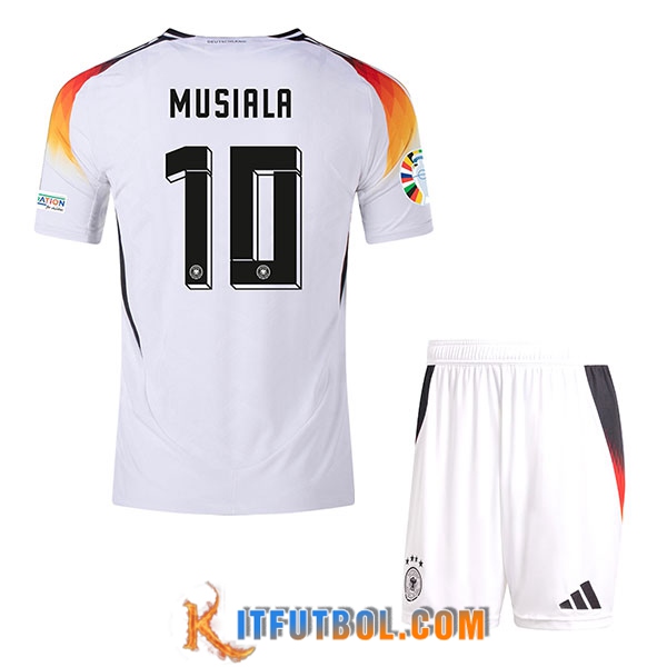 Camiseta Equipo Nacional Alemania (MUSIALA #10) Ninos 2024/2025 Primera