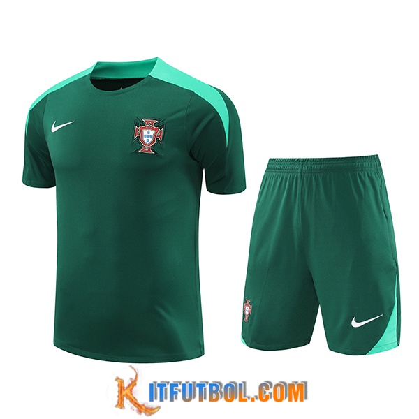 Camiseta Entrenamiento Portugal Verde 2024/2025