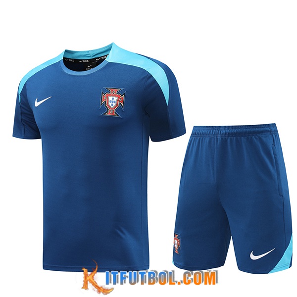 Camiseta Entrenamiento Portugal azul real 2024/2025