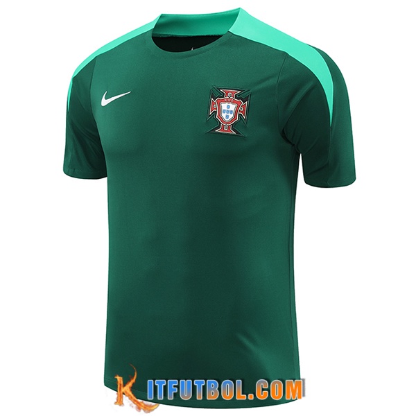 Camiseta Entrenamiento Portugal Verde 2024/2025