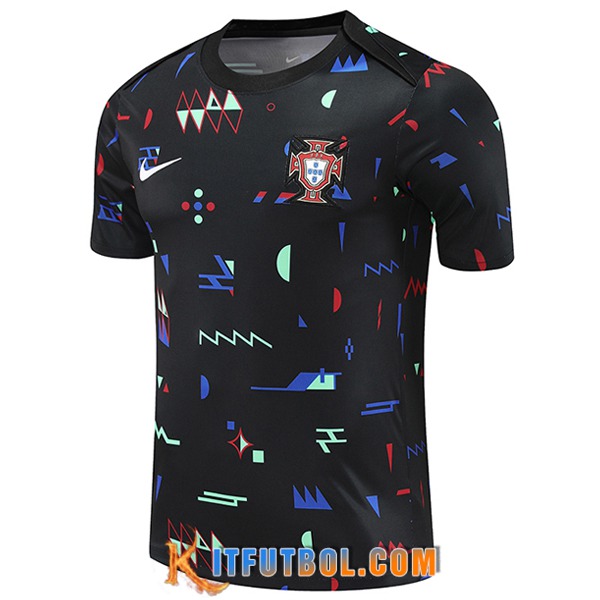 Camiseta Entrenamiento Portugal Negro 2024/2025