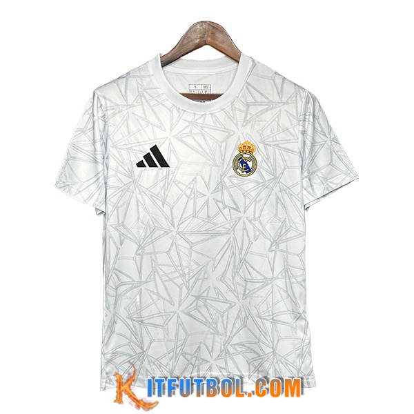 Camiseta Entrenamiento Real Madrid Blanco 2024/2025
