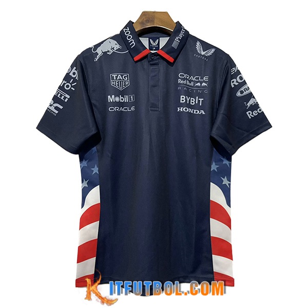 Polo F1 RedBull Racing Team Azul/Blanco/Rojo 2024