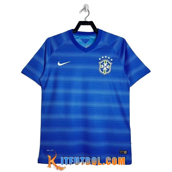 Camisetas De Futbol Brasil Retro Segunda 2014