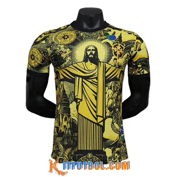 Camiseta Equipo Nacional Brasil Special Edition Amarillo 2024/2025