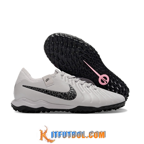Nike Botas De Fútbol Tiempo Legend X PRO TF Gris/Negro