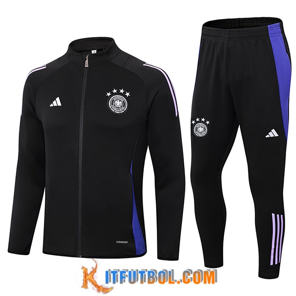 Chandal Equipos De Futbol Chaquetas Alemania Negro/Violeta 2024/2025