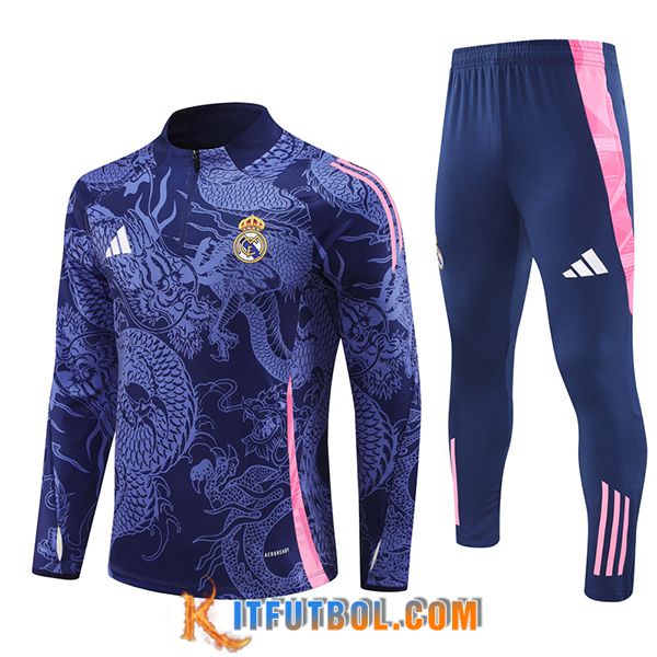 Chandal Equipos De Futbol Real Madrid Violeta/Rosa 2024/2025