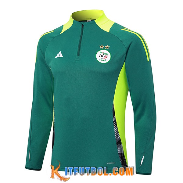 Sudadera De Entrenamiento Algeria Verde 2024/2025
