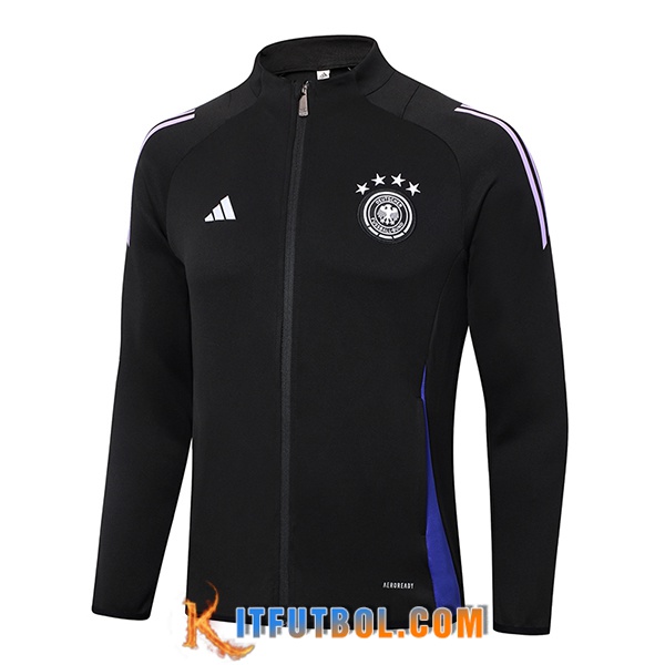 Chaquetas Futbol Alemania Negro/Violeta 2024/2025