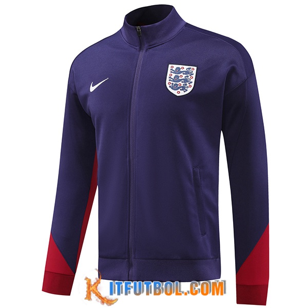 Chaquetas Futbol Inglaterra Violeta/Rojo 2024/2025