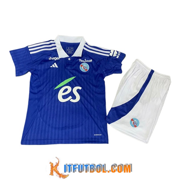 Camisetas De Futbol RC Strasbourg Ninos Primera 2024/2025
