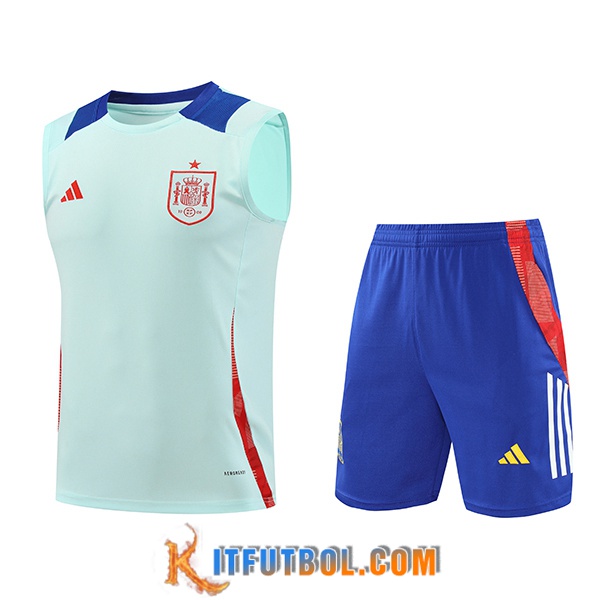Camiseta Entrenamiento sin mangas España Azul Claro 2024/2025