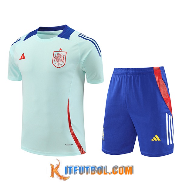 Camiseta Entrenamiento España Azul Claro 2024/2025 -03