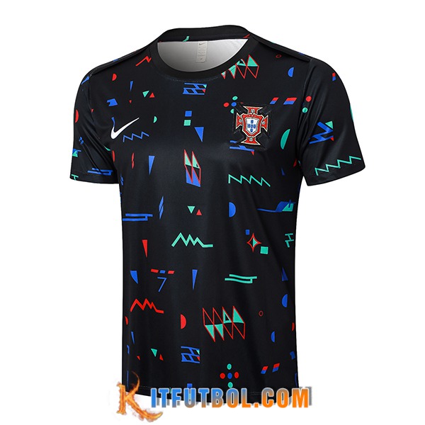 Camiseta Entrenamiento Portugal Negro 2024/2025 -02