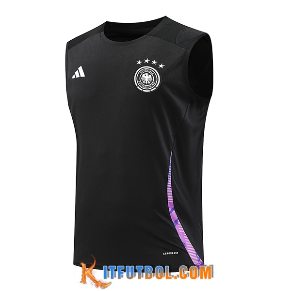 Chalecos De Futbol Alemania Negro/Violeta 2024/2025