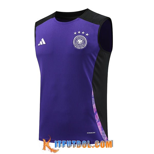 Chalecos De Futbol Alemania Violeta/Negro 2024/2025