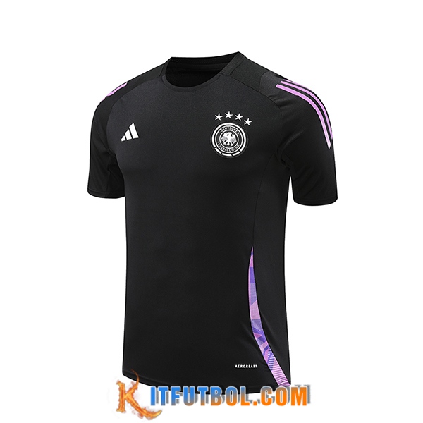 Camiseta Entrenamiento Alemania Negro/Violeta 2024/2025