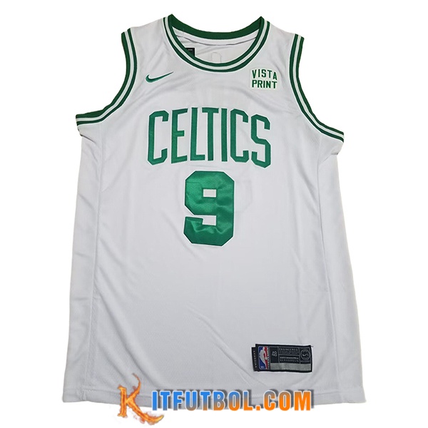 Camisetas NBA Boston Celtics (WHITE #9) 2024/25 Blanco/Verde