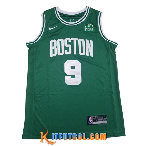 Camisetas NBA Boston Celtics (WHITE #9) 2024/25 Verde/Blanco