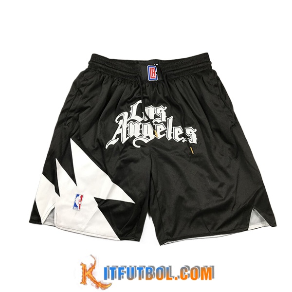 Cortos NBA Los Angeles Clippers 2024/25 Negro/Blanco