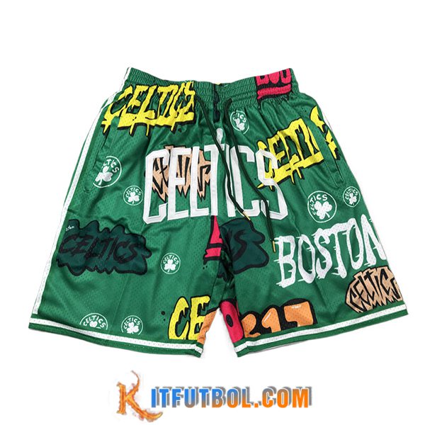 Cortos NBA Boston Celtics 2024/25 Verde