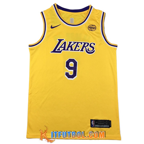 Camisetas NBA Los Angeles Lakers (JAMES JR. #9) 2024/25 Amarillo