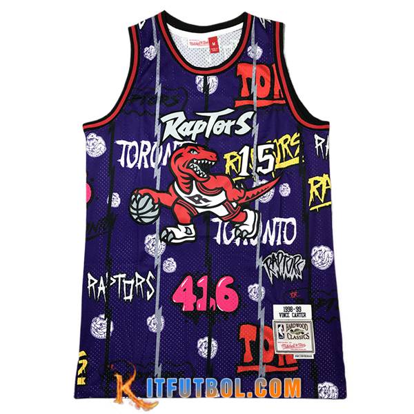 Camisetas NBA Toronto Raptors (CARTER #15) 2024/25 Violeta