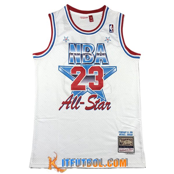 Camisetas NBA American All-Star (JORDAN #23) 2024/25 Blanco/Rojo/Azul