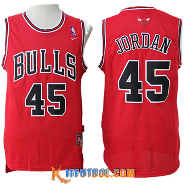 Camisetas NBA Chicago Bulls (JORDAN #45) 2024/25 Negro/Rojo