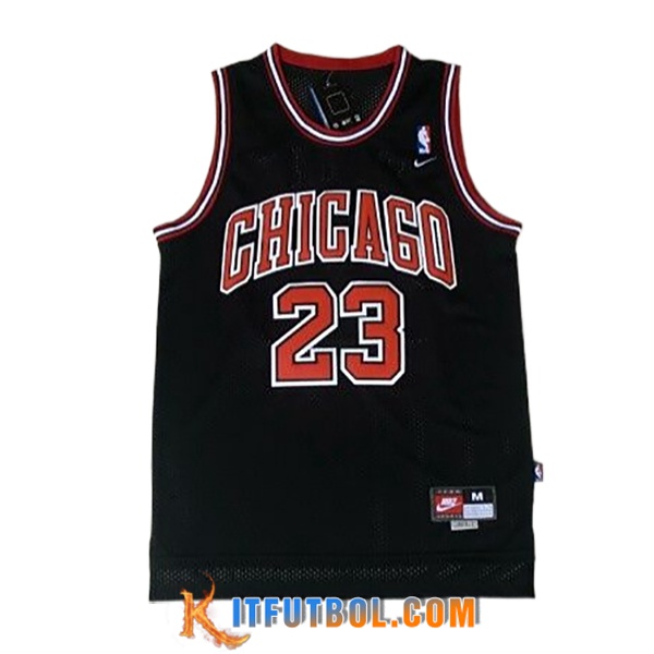 Camisetas NBA Chicago Bulls (JORDAN #23) 2024/25 Negro/Rojo