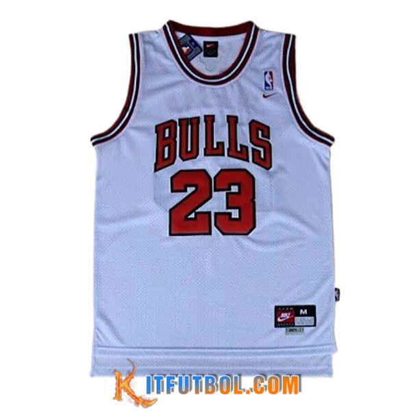 Camisetas NBA Chicago Bulls (JORDAN #23) 2024/25 Blanco/Rojo