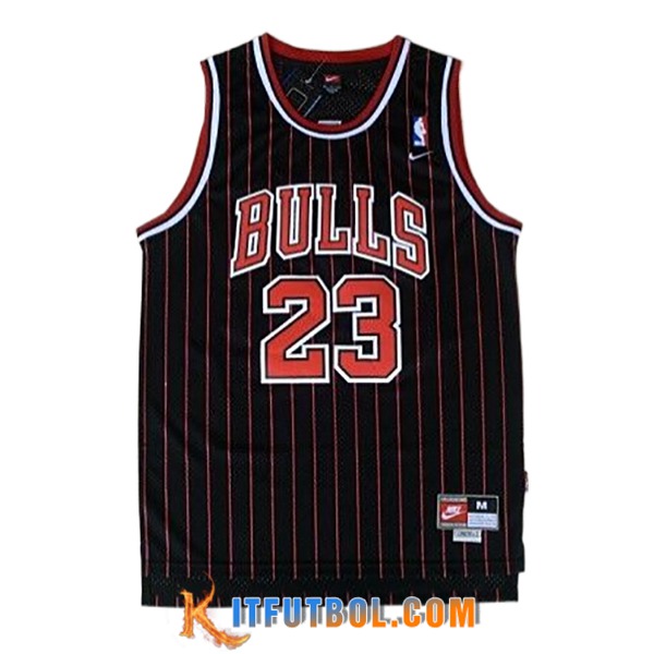 Camisetas NBA Chicago Bulls (JORDAN #23) 2024/25 Negro/Rojo -02
