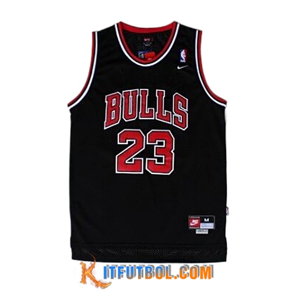 Camisetas NBA Chicago Bulls (JORDAN #23) 2024/25 Negro/Rojo -03