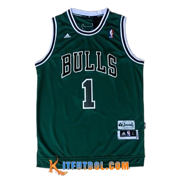 Camisetas NBA Chicago Bulls (Rosa #1) 2024/25 Verde