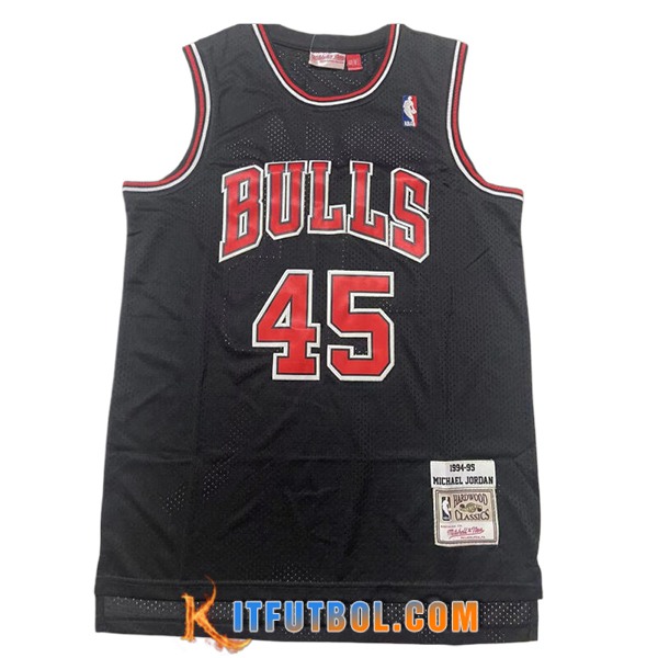 Camisetas NBA Chicago Bulls (JORDAN #45) 2024/25 Negro/Rojo -02
