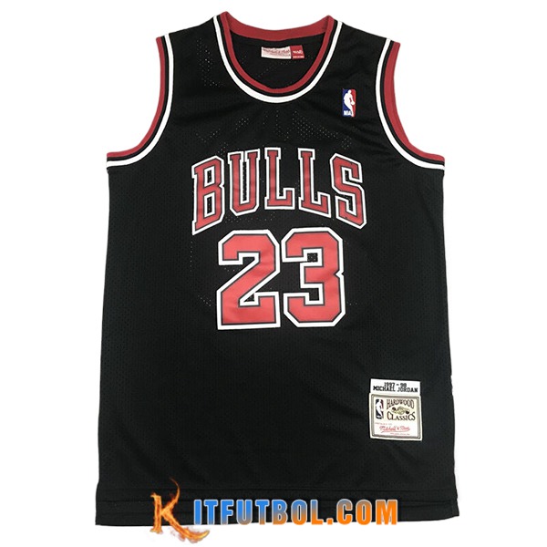 Camisetas NBA Chicago Bulls (JORDAN #23) 2024/25 Negro/Rojo -04