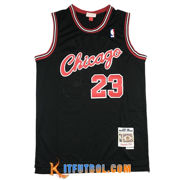 Camisetas NBA Chicago Bulls (JORDAN #23) 2024/25 Negro/Rojo -06