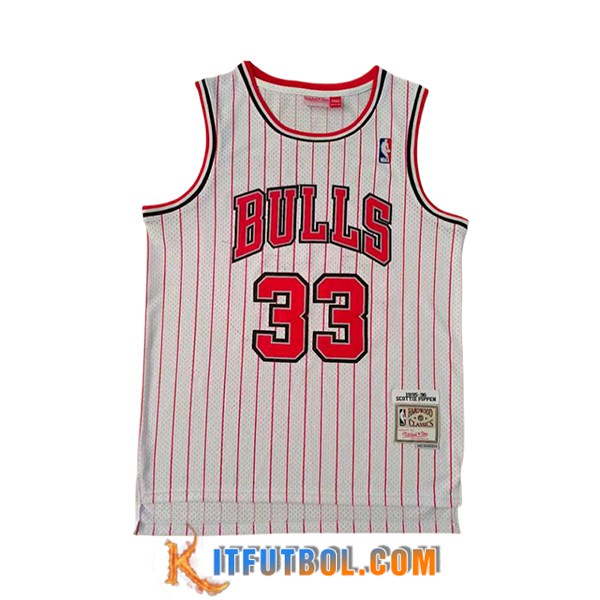 Camisetas NBA Chicago Bulls (PIPPEN #33) 2024/25 Rosa/Rojo