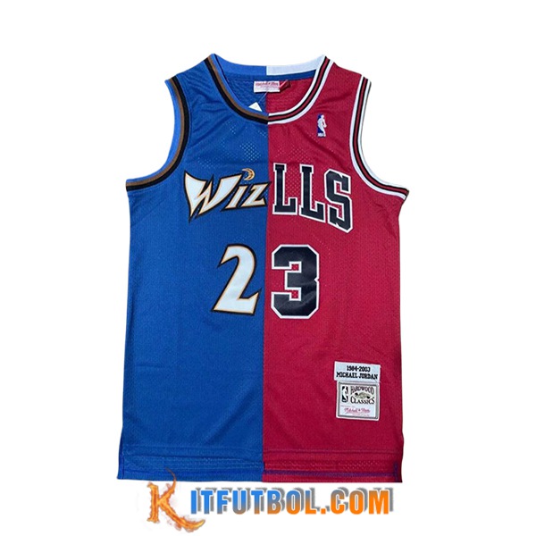 Camisetas NBA Chicago Bulls (JORDAN #23) 2024/25 Rojo/Azul
