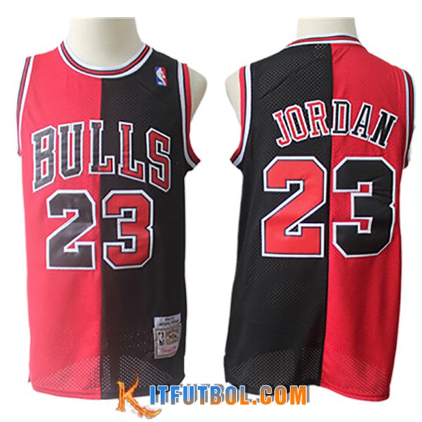 Camisetas NBA Chicago Bulls (JORDAN #23) 2024/25 Negro/Rojo -07