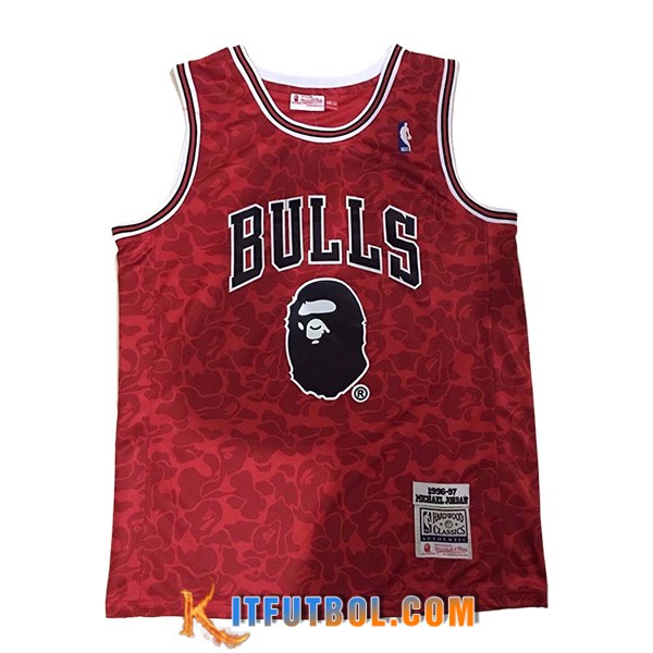 Camisetas NBA Chicago Bulls (JORDAN #23) 2024/25 Rojo/Negro -02