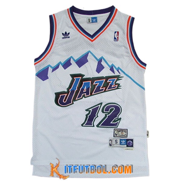Camisetas NBA Utah Jazz (STOCKTON #12) 2024/25 Blanco